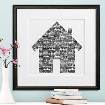 Personalised Family House Print, 3 of 5