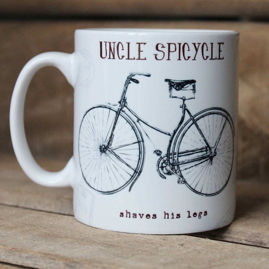 Personalised Mug 'Vintage Bike' Design By lovehart