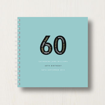 Personalised 60th Birthday Memories Album, 11 of 12