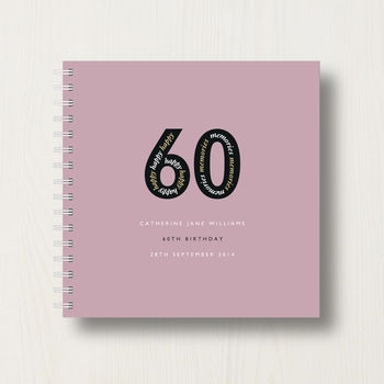 Personalised 60th Birthday Memories Album, 8 of 12