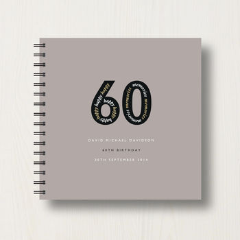 Personalised 60th Birthday Memories Album, 12 of 12