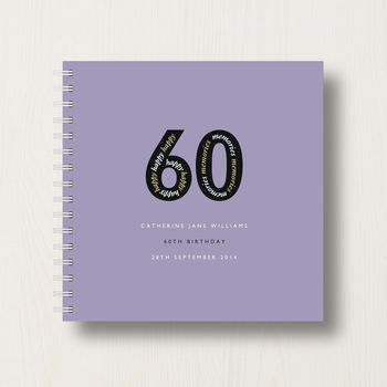 Personalised 60th Birthday Memories Album, 10 of 12