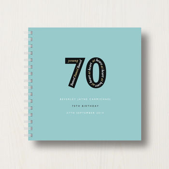 Personalised 70th Birthday Memories Album, 10 of 12