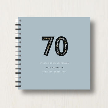Personalised 70th Birthday Memories Album, 12 of 12