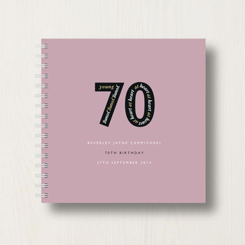 Personalised 70th Birthday Memories Album, 7 of 12