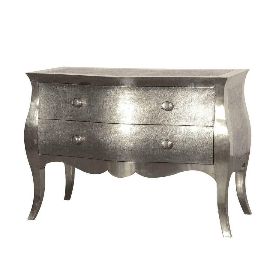 Metal Finish French Chest In Silver By Out There Interiors ...