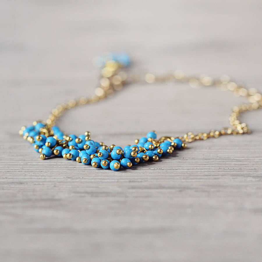 Turquoise And Gold Bracelet, 1 of 12