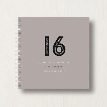 Personalised 16th Birthday Memories Album, 11 of 12
