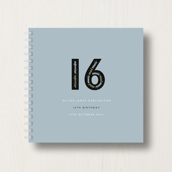 Personalised 16th Birthday Memories Album, 12 of 12