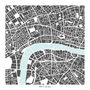 Map Art Print Of London Limited Edition Print, thumbnail 2 of 5