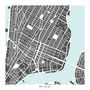 New York Map Art Print Limited Edition, thumbnail 2 of 5