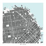 San Francisco Map Art Print Limited Edition, thumbnail 2 of 5