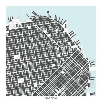 San Francisco Map Art Print Limited Edition, 2 of 5