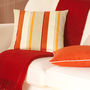 Orange Linen Cushion Cover With Piping, thumbnail 6 of 8