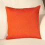 Orange Linen Cushion Cover With Piping, thumbnail 7 of 8