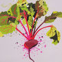 Beetroot Vegetable Kitchen Print, thumbnail 2 of 5