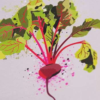 Beetroot Vegetable Kitchen Print, 2 of 5