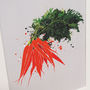Carrot Vegetable Kitchen Print, thumbnail 2 of 3
