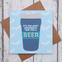 A Set Of Four Party Drinks Christmas Cards, thumbnail 8 of 10