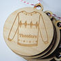 Personalised Christmas Jumper Bauble, thumbnail 8 of 8