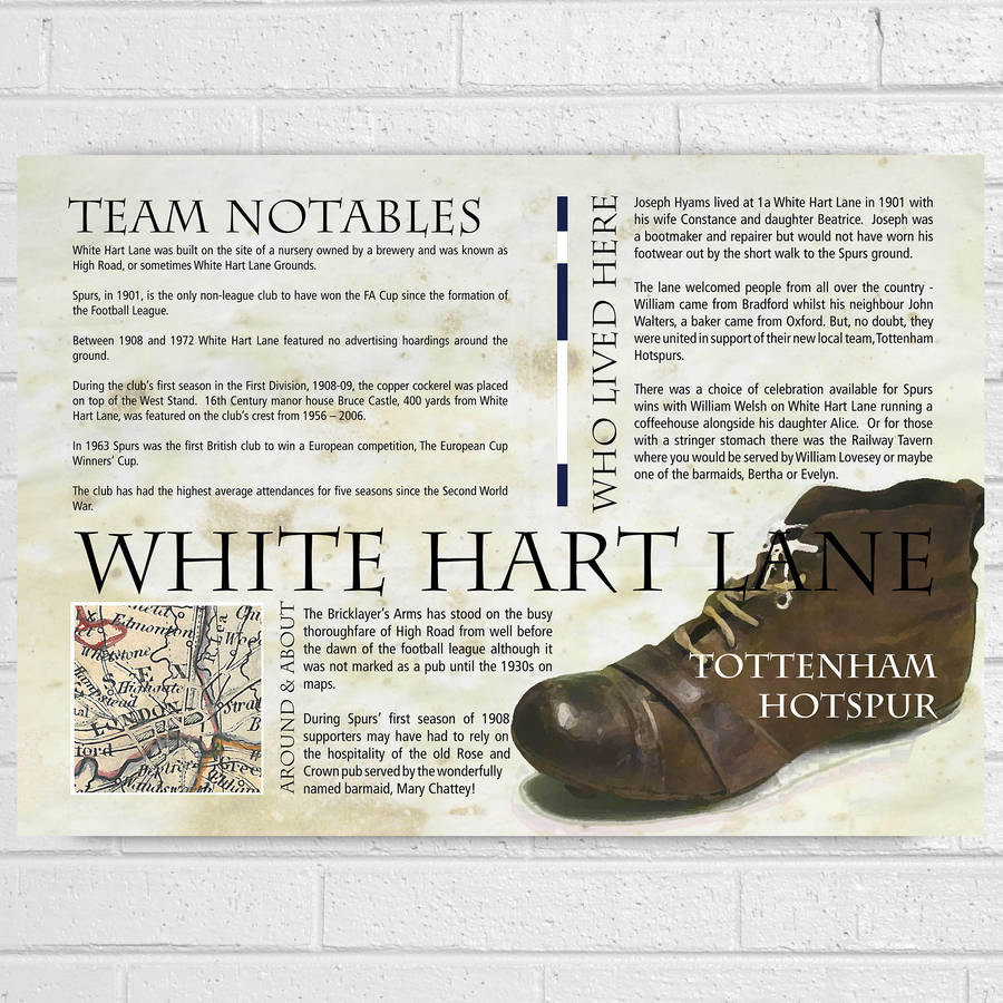 Tottenham History Print, 1 of 2