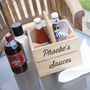 Personalised Wooden Drinks Caddy, thumbnail 5 of 6