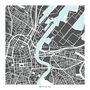 Belfast Map Art Prints Limited Editions, thumbnail 2 of 5