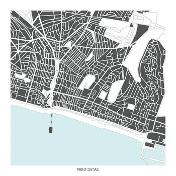 Brighton Map Art Print Limited Edition, 2 of 5