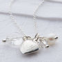 Girl's Sterling Silver Sweetheart Necklace, thumbnail 3 of 5