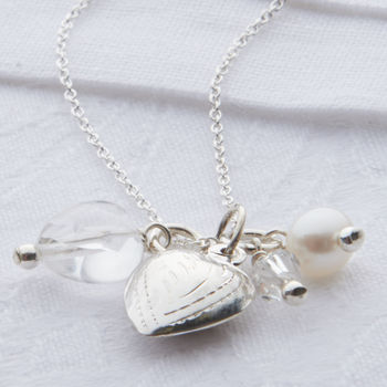 Girl's Sterling Silver Sweetheart Necklace, 3 of 5