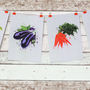 Aubergine Vegetable Kitchen Print, thumbnail 3 of 3