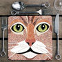 Purrtrait 'Close Up' Cat Coaster, thumbnail 6 of 8