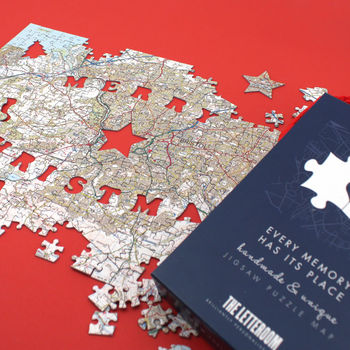 Christmas Personalised Postcode Jigsaw, 5 of 6