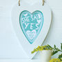 Personalised Engagement Framed Heart Print, thumbnail 2 of 3