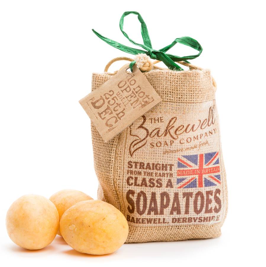 luxury lemon citrus soap bag novelty christmas gift by the bakewell