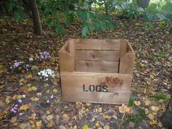 Personalised Vintage Style Small Log Crate, 4 of 6