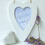 Personalised Mummy First Christmas Framed Heart, thumbnail 3 of 5