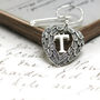 Personalised Heart And Wings Brooch, thumbnail 6 of 7