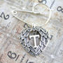 Personalised Heart And Wings Brooch, thumbnail 3 of 7