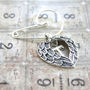Personalised Heart And Wings Brooch, thumbnail 7 of 7