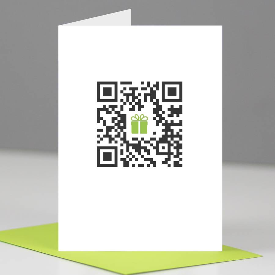 'Happy Birthday' Qr Code Card By For The Love Of Geek