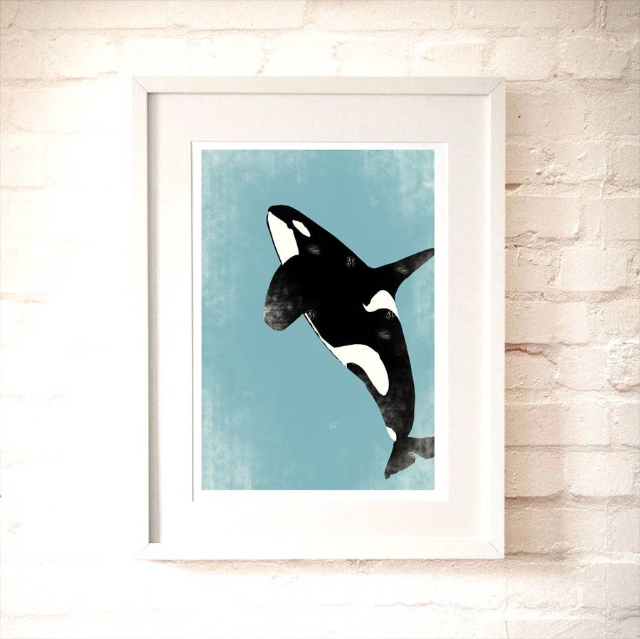 Killer Whale Fine Art Print By Indira Albert | notonthehighstreet.com