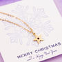 Little Star Birthstone Necklace, thumbnail 3 of 4