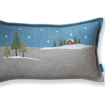 Winter Lodge Christmas Cushion, 2 of 5