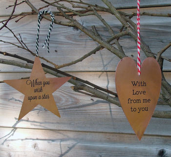 Personalised Copper Decorations, 4 of 6