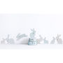 Rabbit Wall Stickers In Duck Egg Blue, thumbnail 2 of 3