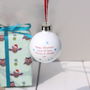Personalised Penguin Bauble, thumbnail 3 of 3
