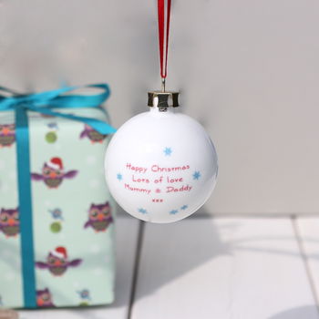 Personalised Penguin Bauble, 3 of 3