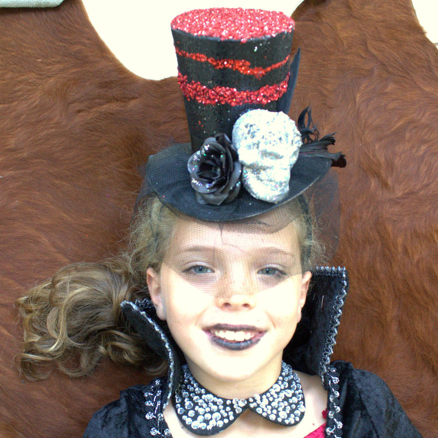 halloween fancy dress hat by little ella james