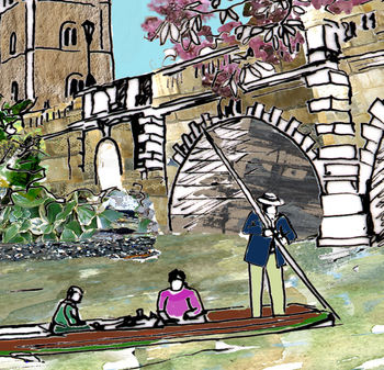 Magdalen Bridge A4 Print, 2 of 2